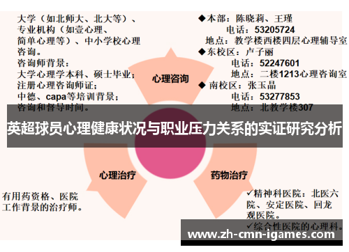 英超球员心理健康状况与职业压力关系的实证研究分析 英超球员心理健康状况与职业压力关系的实证研究分析